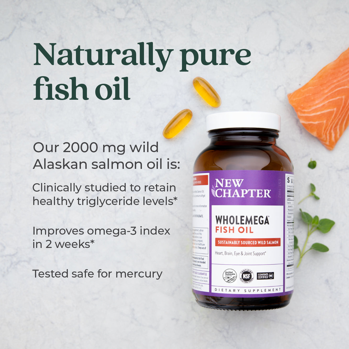 Naturally pure fish oil