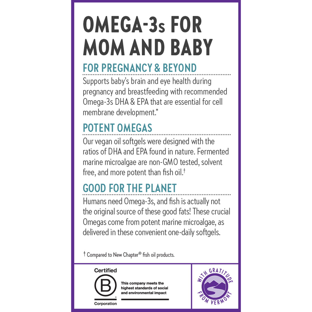 Prenatal Vegan Omega-3 Complex